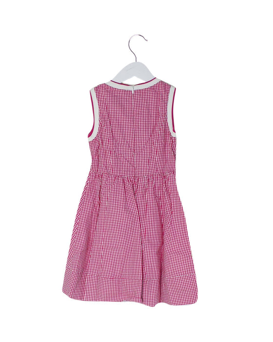 A Pink Sleeveless Dresses from Nicholas & Bears in size 4T for girl. (Back View)