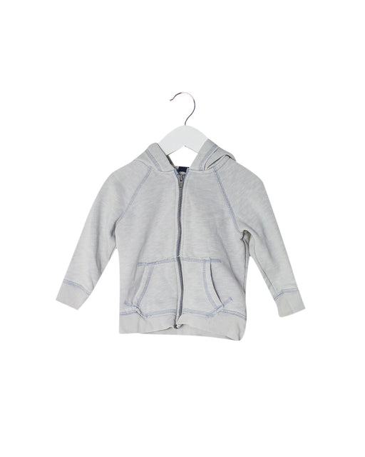 A Grey Zippered Sweatshirts from Cherokee in size 12-18M for boy. (Front View)
