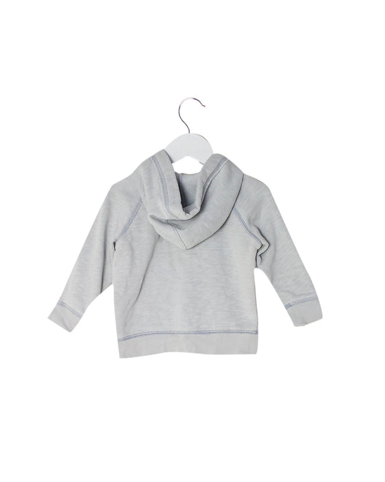 A Grey Zippered Sweatshirts from Cherokee in size 12-18M for boy. (Back View)