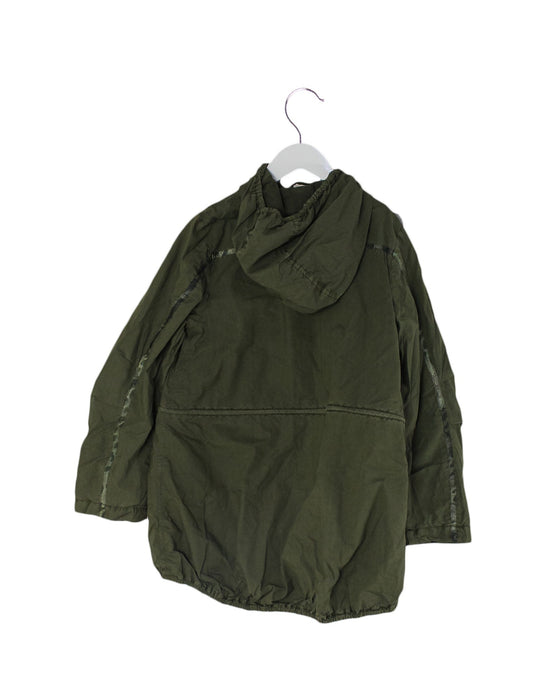 A Green Lightweight Jackets from Diesel in size 8Y for girl. (Back View)