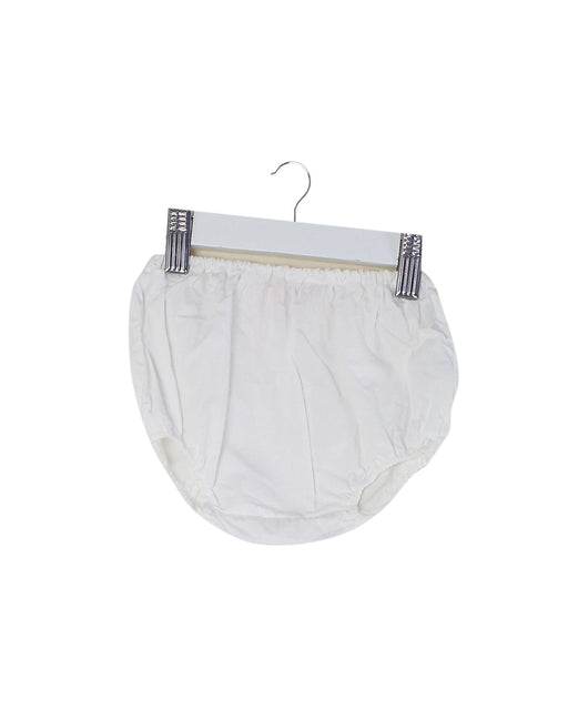 A White Bloomers from Bonpoint in size 3-6M for girl. (Front View)