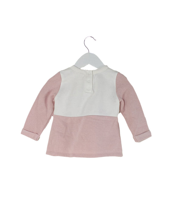 A Pink Long Sleeve Tops from Tucker & Tate in size 3-6M for girl. (Back View)