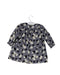 A Grey Long Sleeve Dresses from Bonpoint in size 6-12M for girl. (Back View)