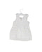 A White Sleeveless Dresses from Nicholas & Bears in size 6-12M for girl. (Back View)