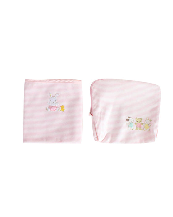 A Pink Safety Blankets from Familiar in size O/S for girl. (Front View)