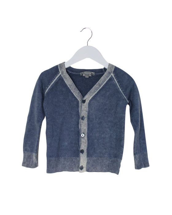 A Blue Cardigans from Bonpoint in size 4T for boy. (Back View)