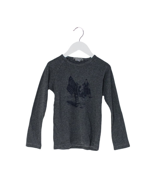 A Grey Long Sleeve Tops from Bonpoint in size 4T for boy. (Front View)