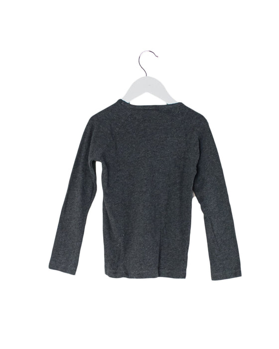 A Grey Long Sleeve Tops from Bonpoint in size 4T for boy. (Back View)