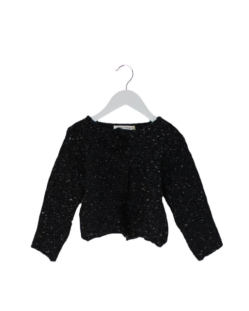 A Grey Cardigans from Zhoe & Tobiah in size 3T for girl. (Front View)