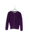 A Purple Cardigans from Little Mercerie in size 8Y for girl. (Front View)