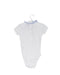 A White Short Sleeve Bodysuits from Cyrillus in size 6-12M for girl. (Back View)