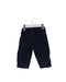 A Navy Casual Pants from Petit Bateau in size 3-6M for girl. (Back View)
