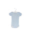 A Blue Short Sleeve Bodysuits from Petit Bateau in size 3-6M for boy. (Front View)