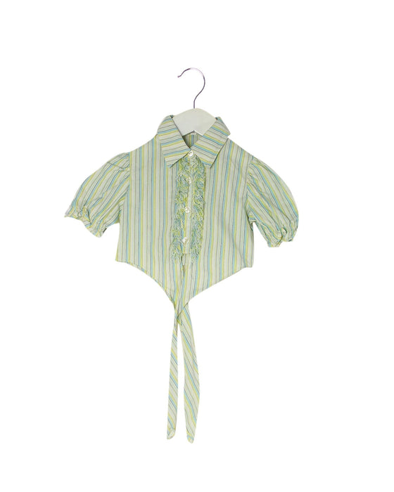 A Blue Short Sleeve Tops from Nicholas & Bears in size 6-12M for girl. (Front View)