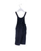 A Navy Long Overalls from Cyrillus in size 12-18M for boy. (Back View)