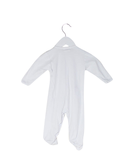 A White Onesies from Lyda Baby in size 3-6M for boy. (Back View)