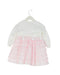 A White Sleeveless Dresses from Chickeeduck in size 12-18M for girl. (Back View)