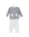 A White Pants Sets from Cyrillus in size 12-18M for boy. (Front View)