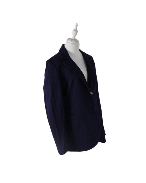 A Purple Blazers from Isabella Oliver in size L for maternity. (Front View)