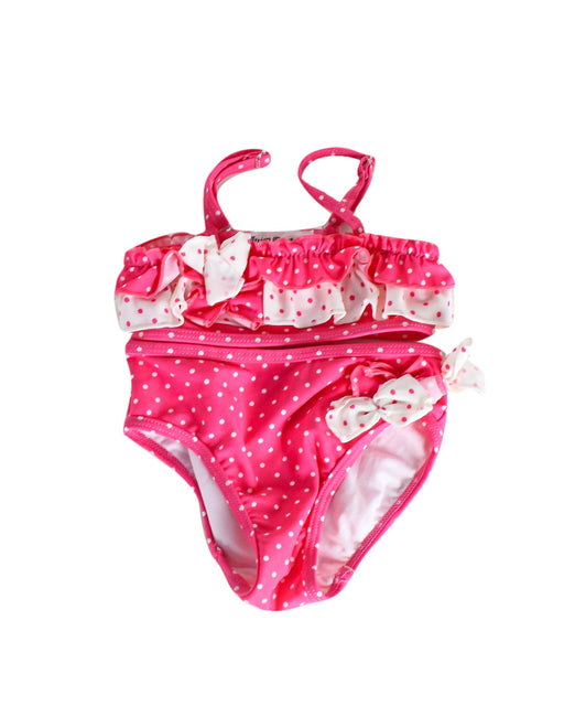 A Pink Bikinis from Juicy Couture in size 6-12M for girl. (Front View)