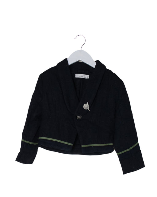 A Black Coats from Stella McCartney in size 5T for boy. (Front View)
