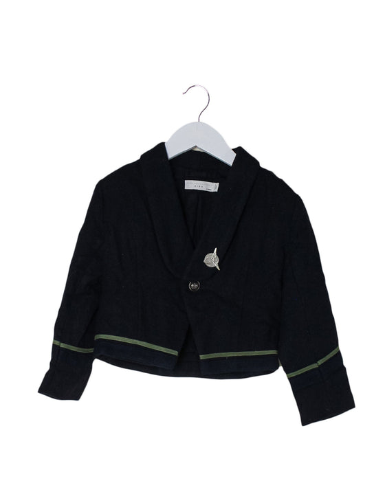 A Black Coats from Stella McCartney in size 5T for boy. (Front View)