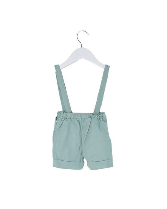 A Blue Shorts from Laranjinha in size 3-6M for boy. (Back View)