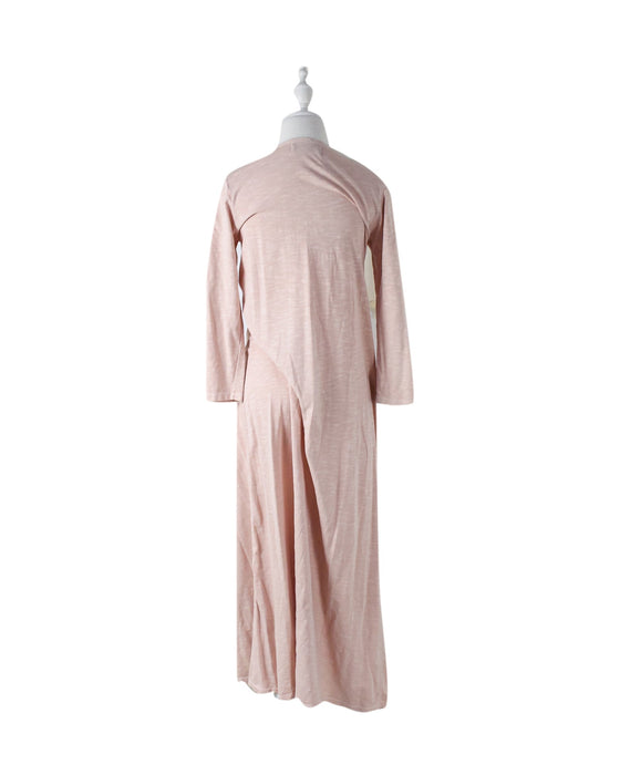 A Pink Long Sleeve Dresses from Hatch in size M for maternity. (Back View)