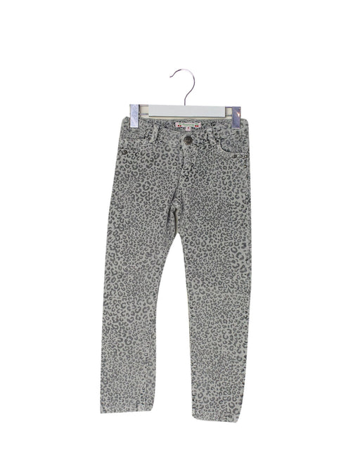 A Grey Casual Pants from Bonpoint in size 4T for girl. (Front View)
