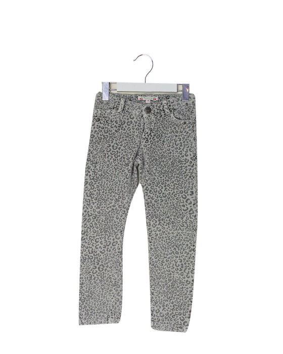 A Grey Casual Pants from Bonpoint in size 4T for girl. (Front View)