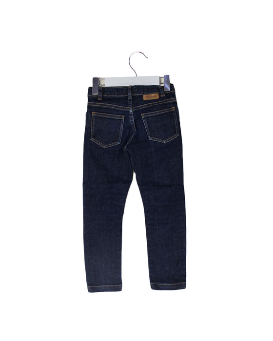 A Navy Jeans from Bonpoint in size 4T for boy. (Back View)