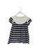 A Navy Short Sleeve Tops from Jill Stuart in size 7Y for girl. (Front View)