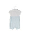 A Blue Short Sleeve Rompers from Chickeeduck in size 6-12M for girl. (Back View)