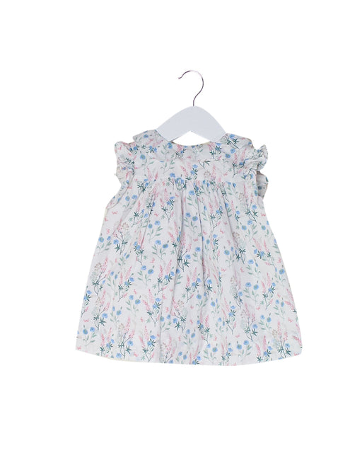 A White Short Sleeve Dresses from Gocco in size 6-12M for girl. (Front View)