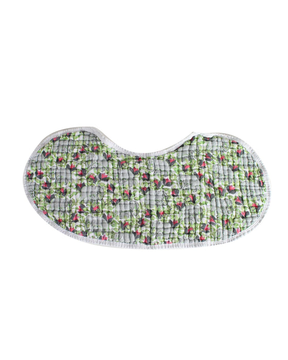 A Green Bibs from Aden & Anais in size O/S for boy. (Front View)