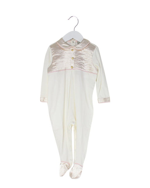 A Pink Long Sleeve Jumpsuits from Armani in size 6-12M for girl. (Front View)