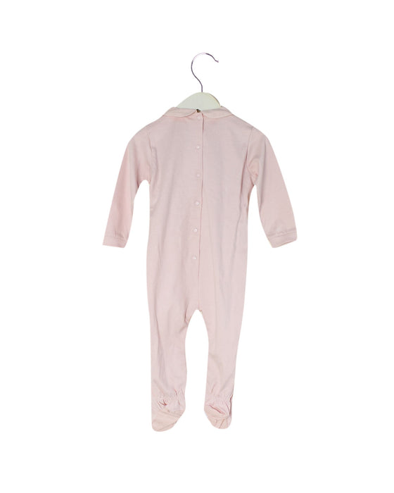 A Pink Long Sleeve Jumpsuits from Armani in size 6-12M for girl. (Back View)
