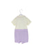 A Purple Short Sleeve Rompers from Nicholas & Bears in size 6-12M for boy. (Back View)