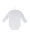 A White Long Sleeve Bodysuits from Mides in size 3-6M for girl. (Back View)