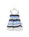 A Blue Sleeveless Dresses from Nicholas & Bears in size 12-18M for girl. (Back View)