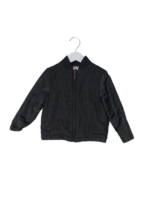 A Grey Lightweight Jackets from Cyrillus in size 4T for boy. (Front View)