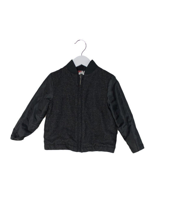 A Grey Lightweight Jackets from Cyrillus in size 4T for boy. (Front View)