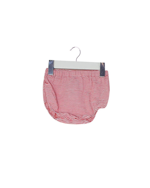 A Red Bloomers from Jacadi in size 3-6M for girl. (Front View)