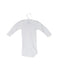 A White Long Sleeve Bodysuits from Petit Bateau in size 0-3M for girl. (Back View)