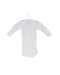 A White Long Sleeve Bodysuits from Petit Bateau in size 0-3M for girl. (Back View)