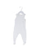 A White Onesies from Petit Bateau in size 0-3M for neutral. (Front View)