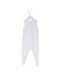 A White Onesies from Petit Bateau in size 0-3M for neutral. (Back View)