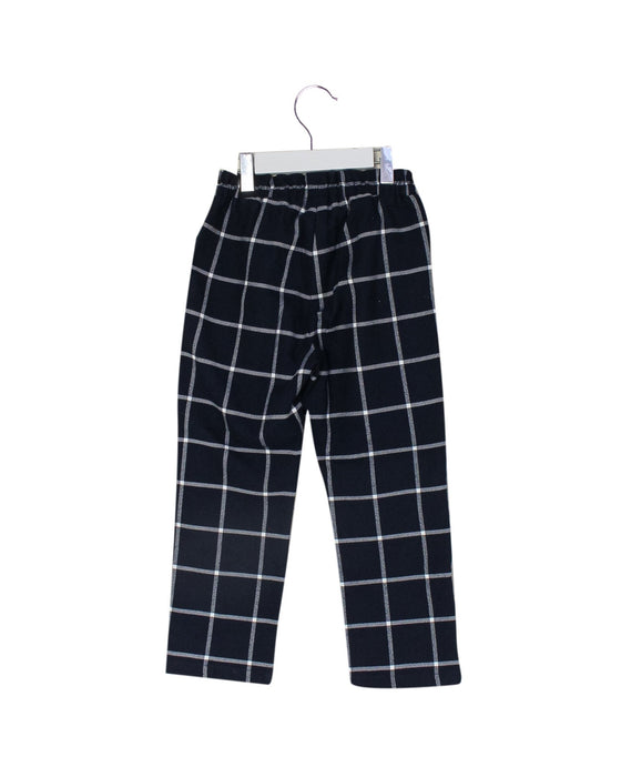 A Navy Casual Pants from Jacadi in size 6T for girl. (Back View)