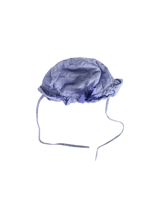 A Blue Sun Hats from Jacadi in size 6-12M for girl. (Front View)