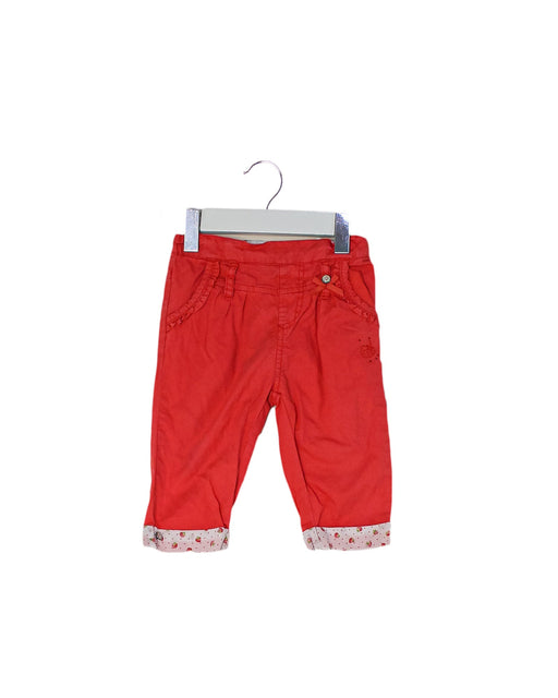 A Red Casual Pants from Sergent Major in size 3-6M for girl. (Front View)